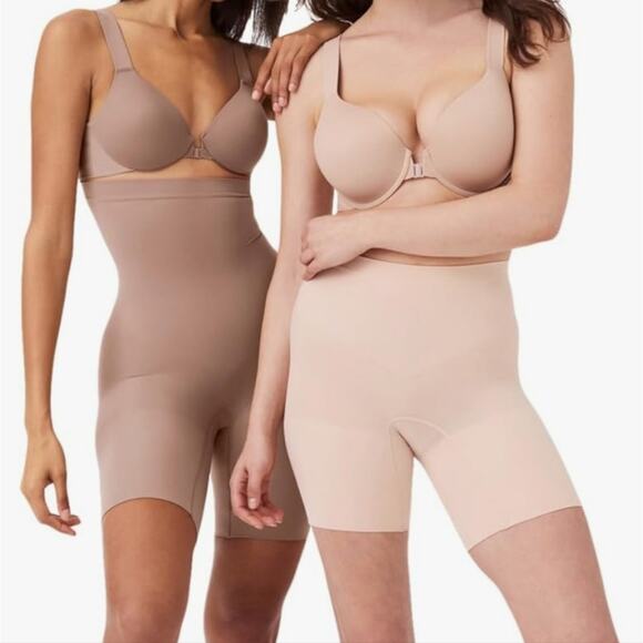 NEW Spanx Higher Power Extended Length High Waisted Power Panty Mid Thigh Short - Picture 15 of 15